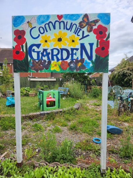 Improving local community garden